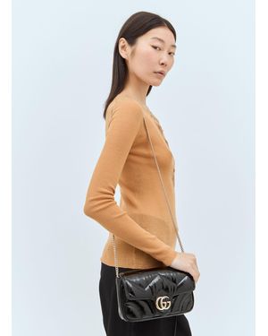 Gucci Gg Marmont Mini Bag - White