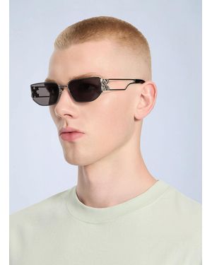 Off-White c/o Virgil Abloh Allen Dark Gray Lens Sunglasses - Yellow