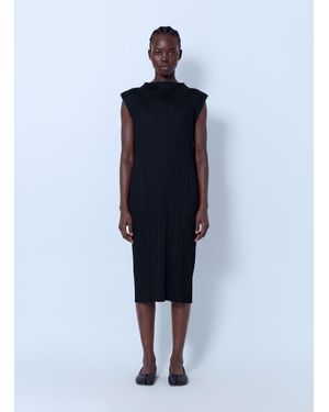 Pleats Please Issey Miyake July Pleated Midi Dress - Blue