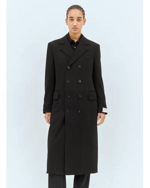 Bottega Veneta Matt Fluid Viscose Jersey Coat - Black