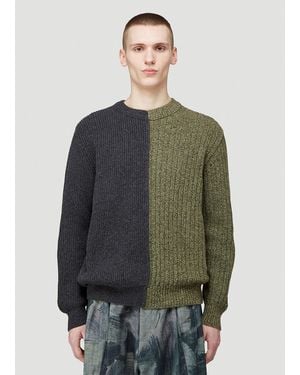 Pringle of Scotland Repurposed Split Sweater - Grey