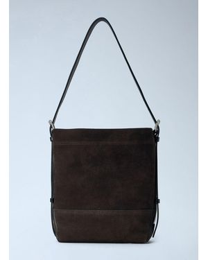 Lemaire Small Belted Tote Bag - Black