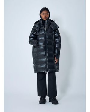 Moncler Rochelairs Long Down Coat - Blue