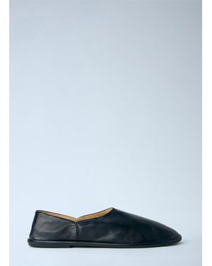 The Row Canal Slip On Flats - Black