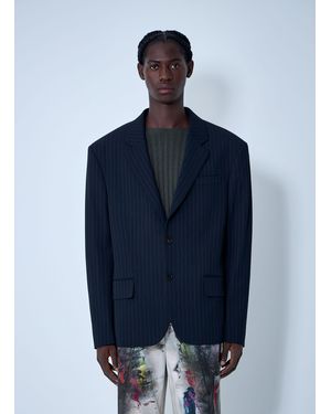Acne Studios Single-Breasted Blazer - Blue
