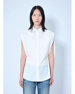 MM6 by Maison Margiela Long-sleeved Shirt - White