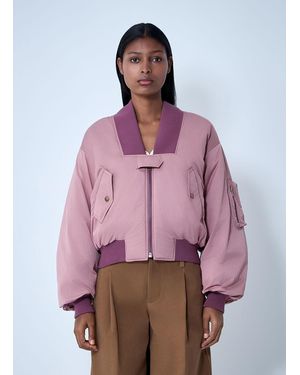 ブルゾン Givenchy Pink Cotton Bomber Jacket Wholesale pink jacket for your store
