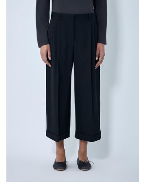 The Row Lior Cropped Pants - Blue