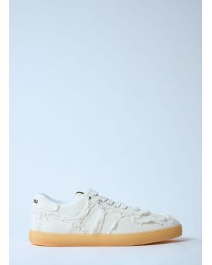 Miu Miu Denim Trainers - Blue