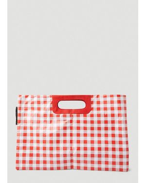 PROTOTYPES Check Bottle Bag - Red