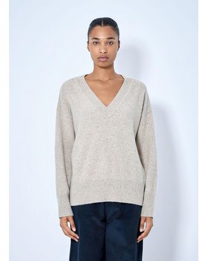 Rohe Classic Mouliné Sweater - White