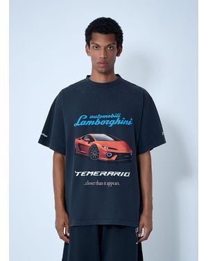 Balenciaga x Lamborghini Automobili Lamborghini T-shirt - Blue