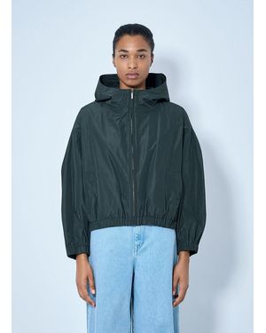Max Mara Hooded Zip Jacket - Blue