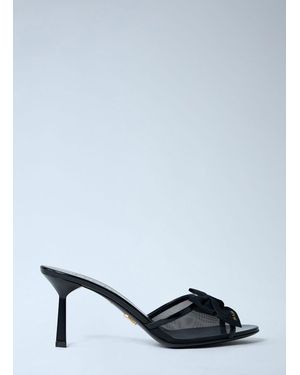 Prada Mesh Heels - Black