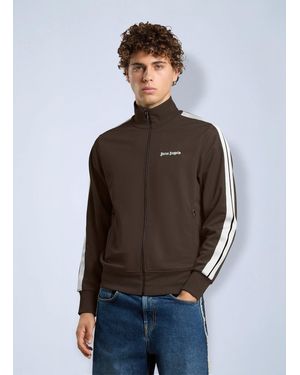 Palm Angels Classic Logo Track Jacket - Brown