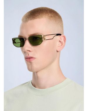 Off-White c/o Virgil Abloh Allen Green Lens Sunglasses - White