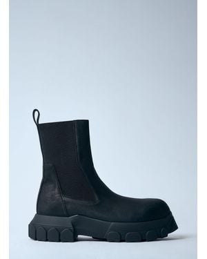 Rick Owens Beatle Bozo Tractor Boots - Blue