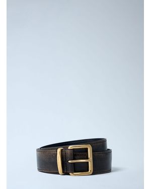 Miu Miu Leather Belt - Blue