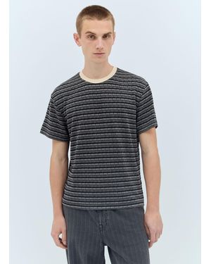 Brain Dead Pruned Knit T-Shirt - Grey