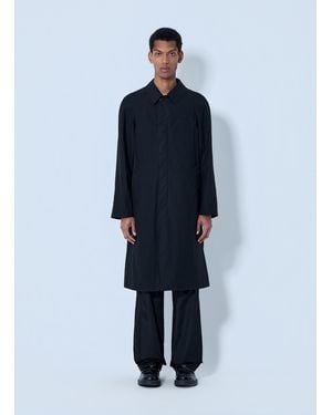 Prada Classic Single-Breasted Coat - Blue