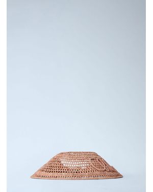 Chloé Chloé Raffia Visor Hat - Multicolour