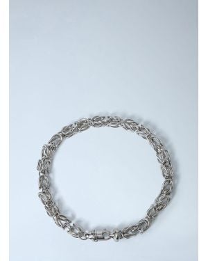 TOTEME Byzantine Link Statement Collar Necklace - Blue