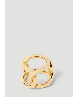 Bottega Veneta Chain Link Ring - Metallic