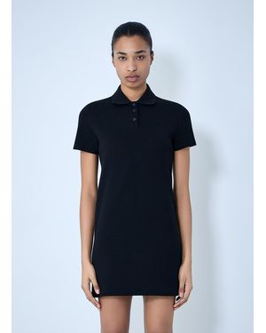 Saint Laurent Polo Mini Dress - Blue