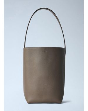 The Row Medium N/S Park Tote Bag - Gray