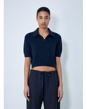 KHAITE Leni Top - Blue