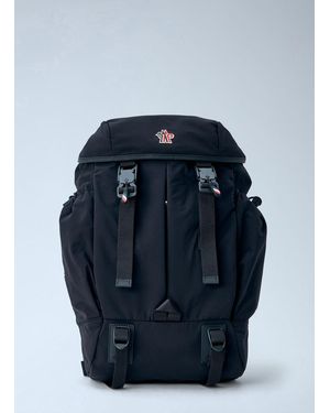 Moncler Leather-trim Backpack - Blue