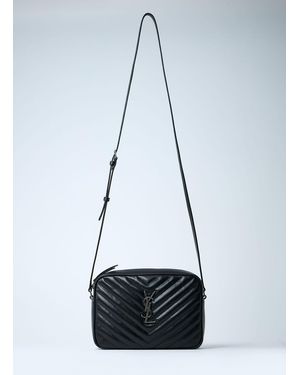 Saint Laurent Bo Mng Lou Shoulder Bag - Blue