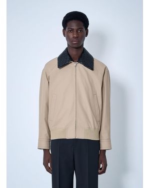 Bottega Veneta Cotton Twill Blouson - Natural
