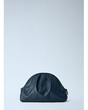The Row Small Charlotte Clutch Bag - Blue