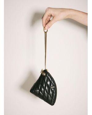Saint Laurent Sade Triangle Coin Purse - Natural