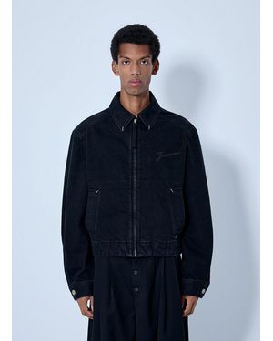 Jacquemus De-nîmes Zipped Jacket - Blue