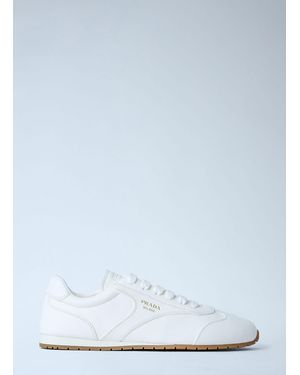 Prada Nappa Leather Trainers - Blue