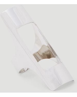 Vetements Lighter Holder Ring - White