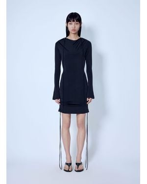 KNWLS Cu Hooded Mini Dress - Blue