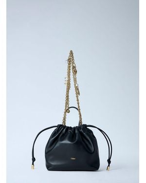 Chloé Mini Icons Chain Shoulder Bag - Blue