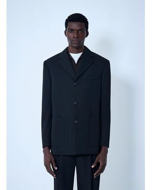 The Row Caelum Wool Blazer - Blue