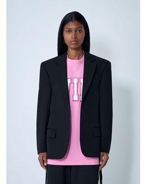 Balenciaga Single-Breasted Blazer - Blue