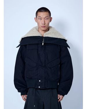 Entire studios Portal Bomber Jacket - Blue