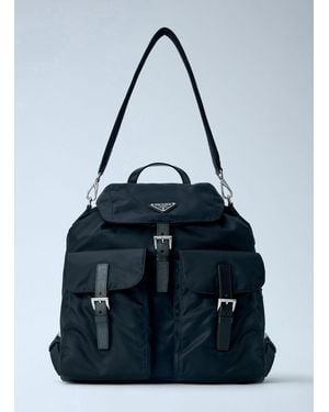 Prada Re-Nylon Backpack - Blue