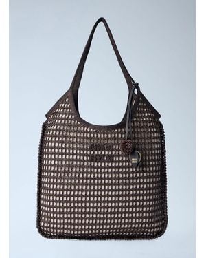 Miu Miu Ivy Mesh Tote Bag - Grey
