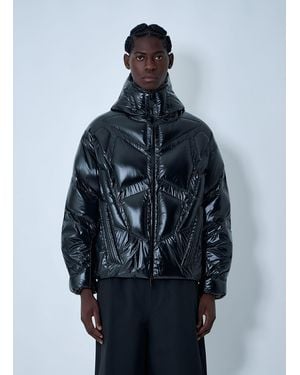 Moncler x A$AP ROCKY Moncler X A$ap Rocky Bahianinha High-shine Down Jacket - Blue