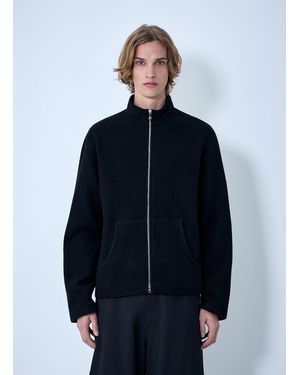 Rier Wool Zip-Up Jacket - Blue