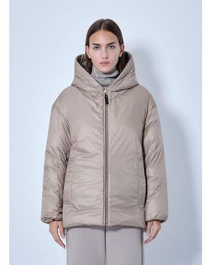 Max Mara Reversible Cashmere Puffer Jacket - Gray