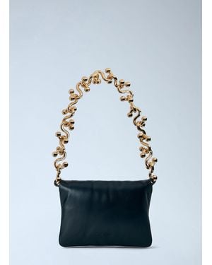 Sportmax Mini Soffy Leather Handbag - Blue