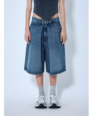 Balenciaga Folded Shorts - Blue